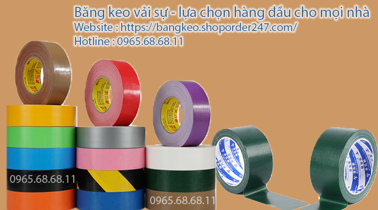 Băng keo vải - sự lựa chọn hàng đầu cho người tiêu dùng